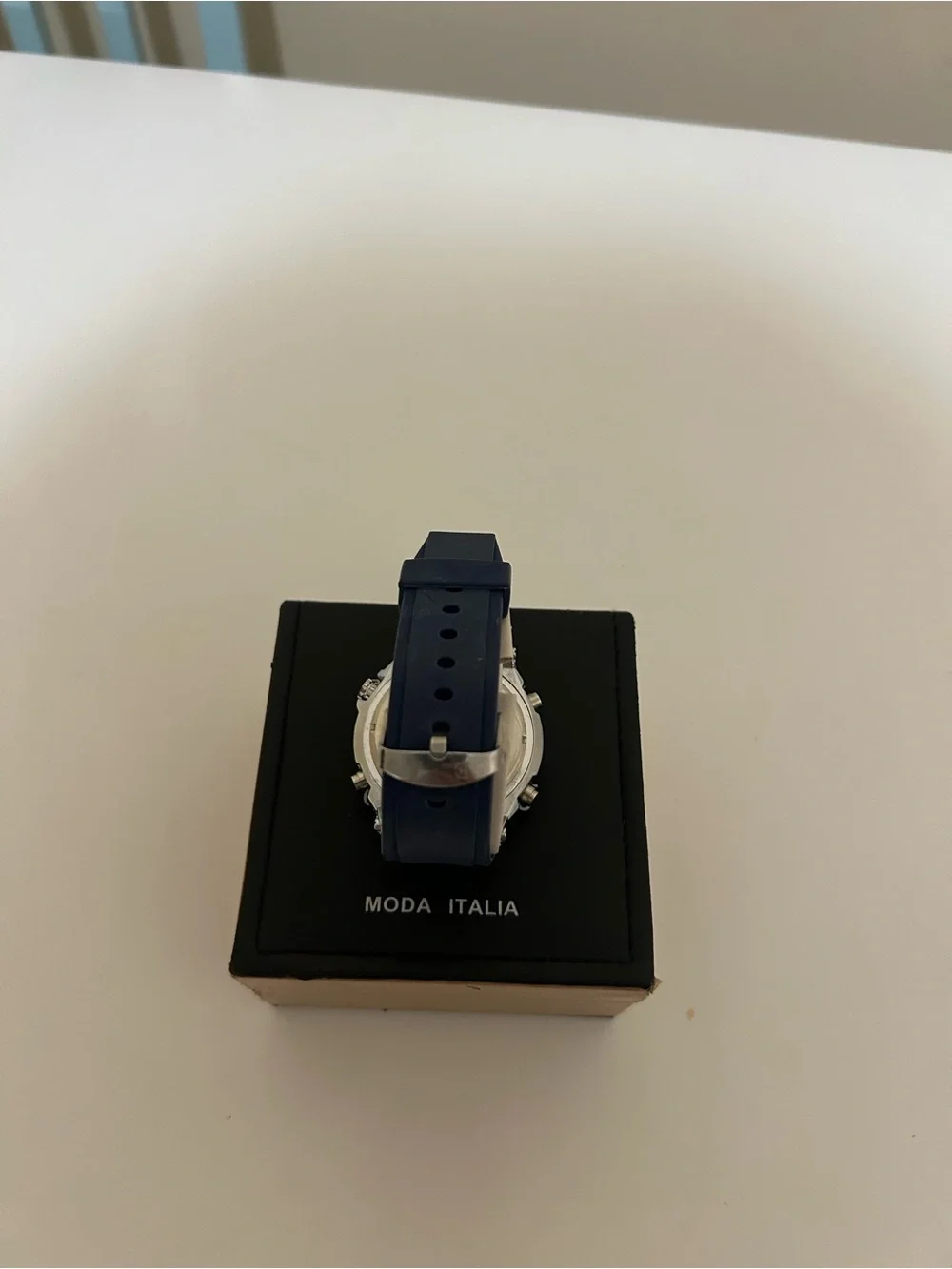 EIA Men's Navy Multifunction Chronograph Watch